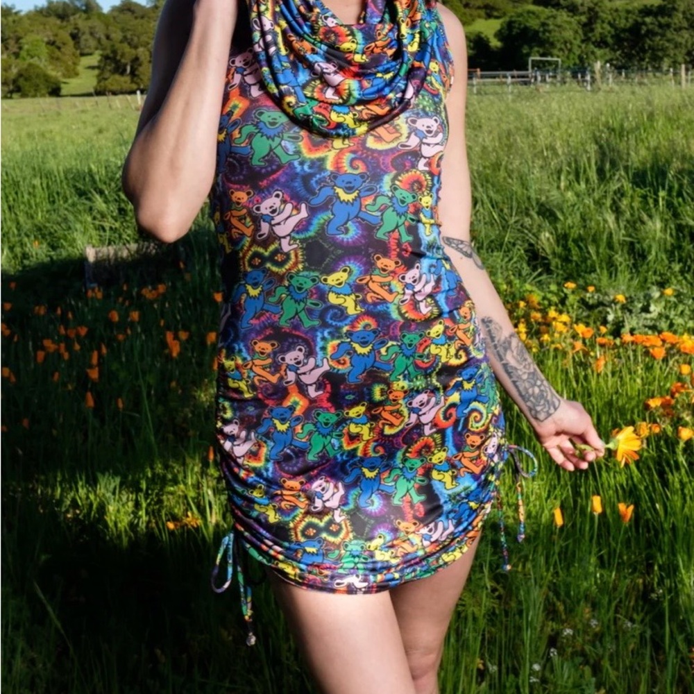 Grateful Dead Dress - Dancing Bears - Picture 2 of 4